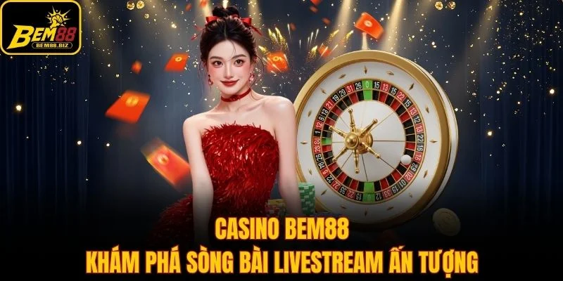 Casino Bem88 - Khám Phá Sòng Bài Livestream Ấn Tượng