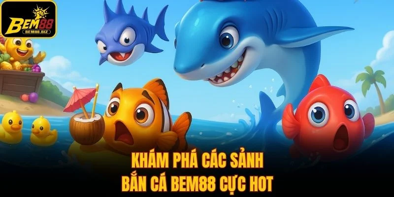 Khám phá các sảnh bắn cá Bem88 cực hot